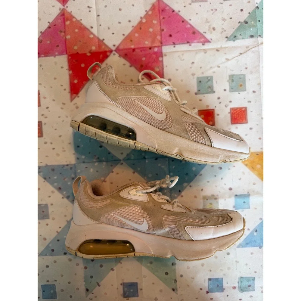Nike Air Max 200 Guava Ice White Sneakers AT6175-600 Womens 7